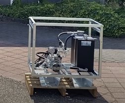 230V aggregat mit High-Low Pumpe und manuellem Steuerventil