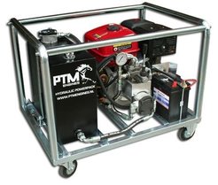Hydraulik aggregat powerpack mit 13PS benzinmotor